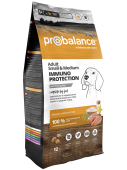 Сухой корм для собак мелких и средних пород Probalance Immuno Small & Medium, защита иммунитета, 12кг