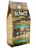 Сухой корм для стерилизованных кошек и кастрированных котов Glance, 10кг